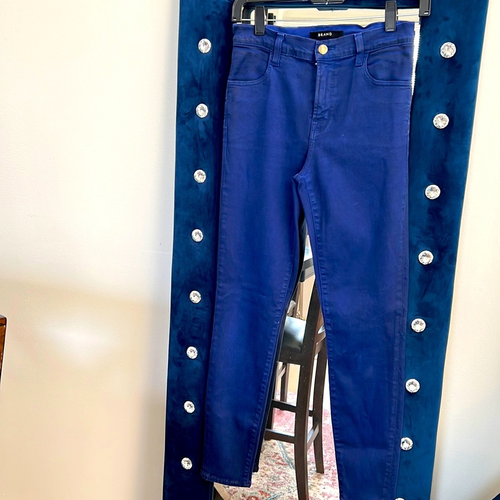 J Brand wax coated skinny jean